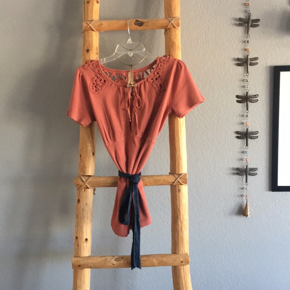 Free People Tee Tie